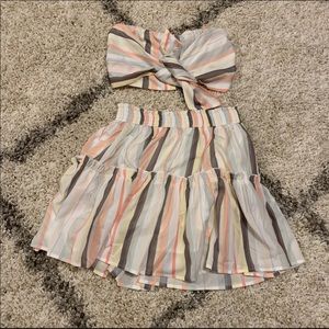 Vici Striped Two Pice Set